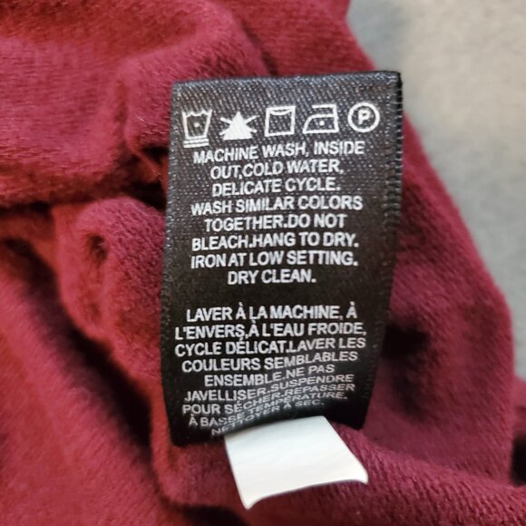 Camber & Grace Cowl Neck T-shirt Women Size L Saffron Red Long Sleeve Stylish - Picture 5 of 9